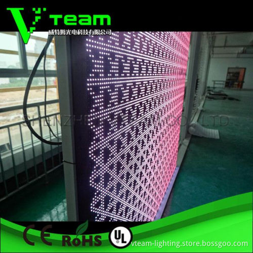 Express alibaba Curtain display soft led